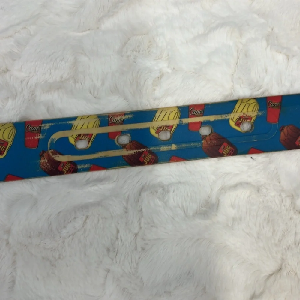 Raising Cane’s Jug Lemonade Iced‎ Tea Plastic Vinyl Belt Sz L